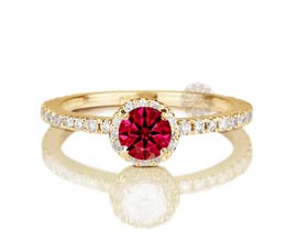 Vogue Crafts and Designs Pvt. Ltd. manufactures Diamond and Ruby Ring at wholesale price.